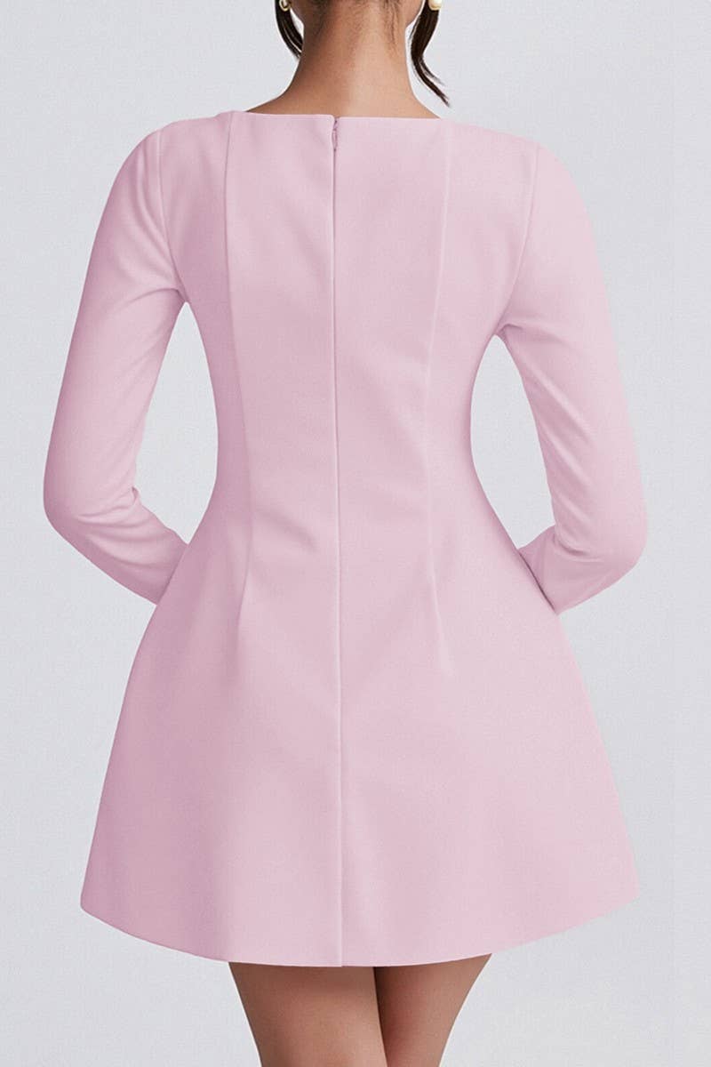 CWDSD10828_ELEGANT LONG SLEEVE COCKTAIL MINI DRESS