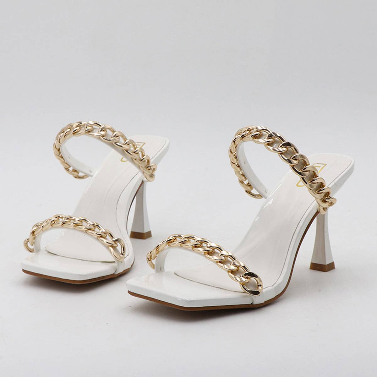 SIMPLE SEXY CHAIN HIGH HEELS_CWSHS0595