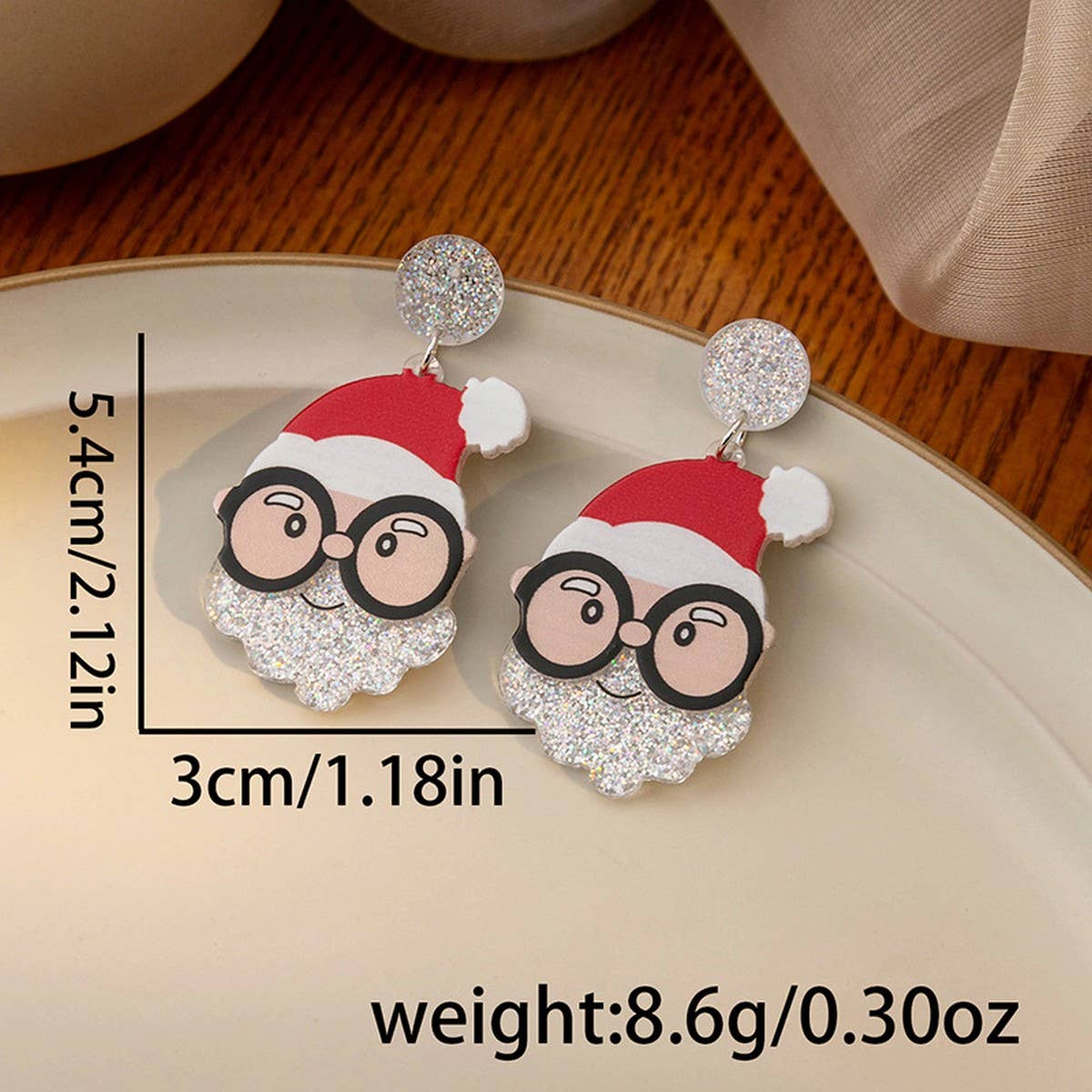 CHRISTMAS SIMPLE AND VERSATILE CARTOON EARRINGS