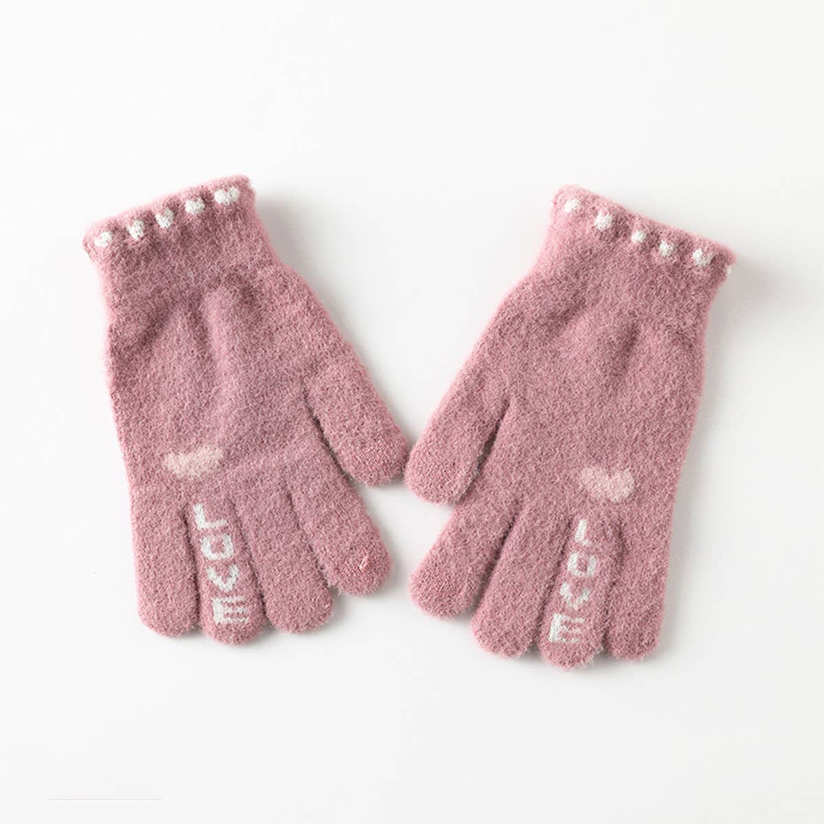 SKIN-FRIENDLY, WARM AND CUTE HEART-SHAPED GLOVES_CWMM1505
