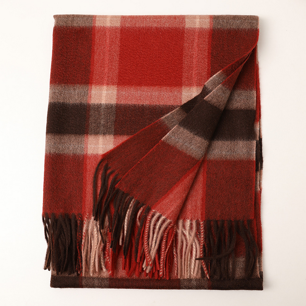 Plaid Cashmere Scarf ??Unisex Warm Winter Wrap_CWASC2706