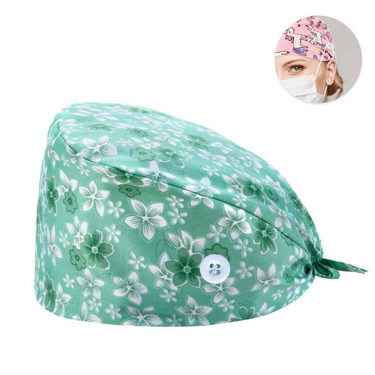 SURGICAL CAP DOCTOR CAP COTTON PRINTED CAP_CWAH3330