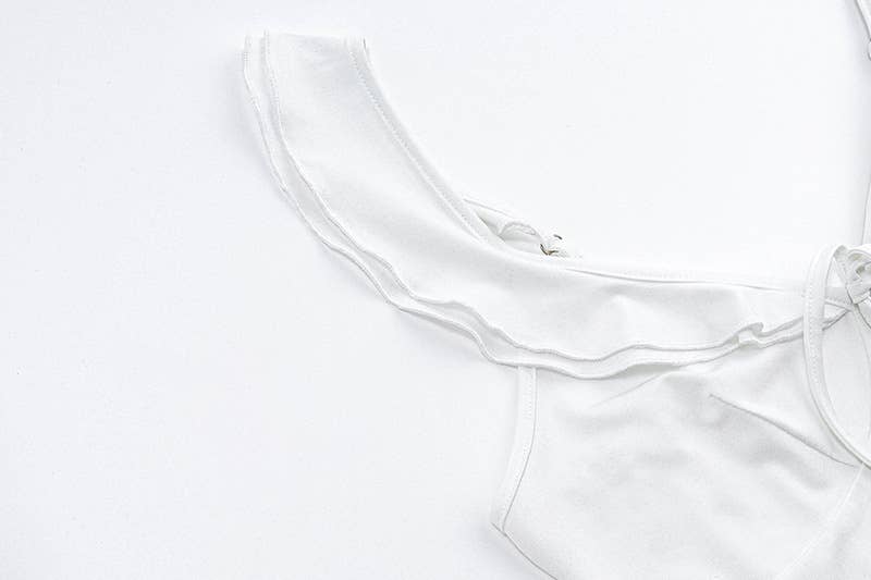 Fashion Sexy French V-neck Summer Bodycon Dress