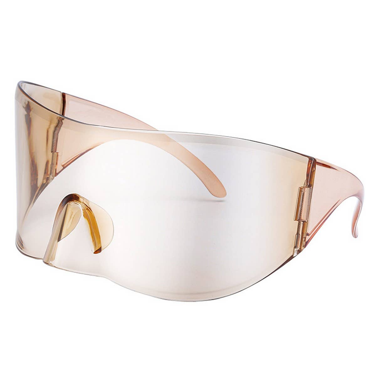 ONE-PIECE LARGE FRAME CYCLING WINDPROOF SUNGLASSES_CWASG0619