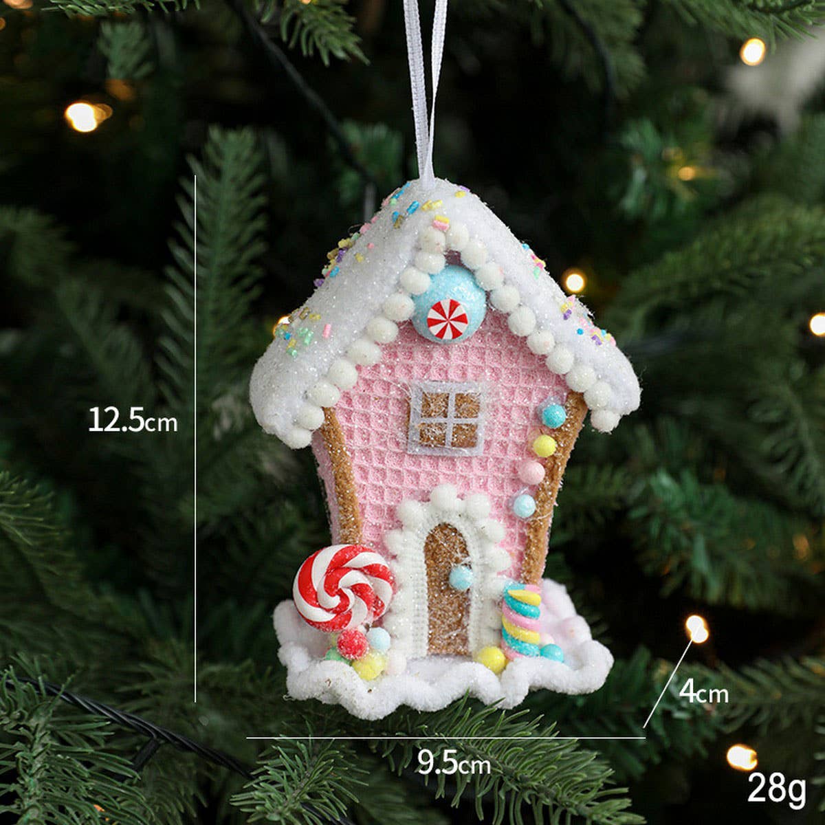 Ice Cream Snowman Christmas Tree Hanging Decor