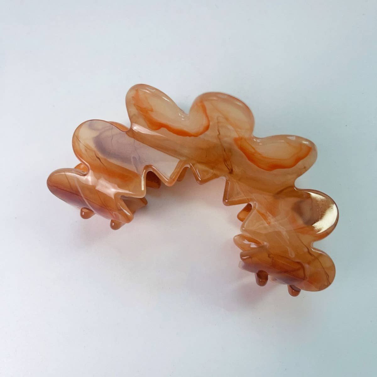 Wavy Flower Acetate Hair Claw, Simple Fresh Clip_CWAHA1328