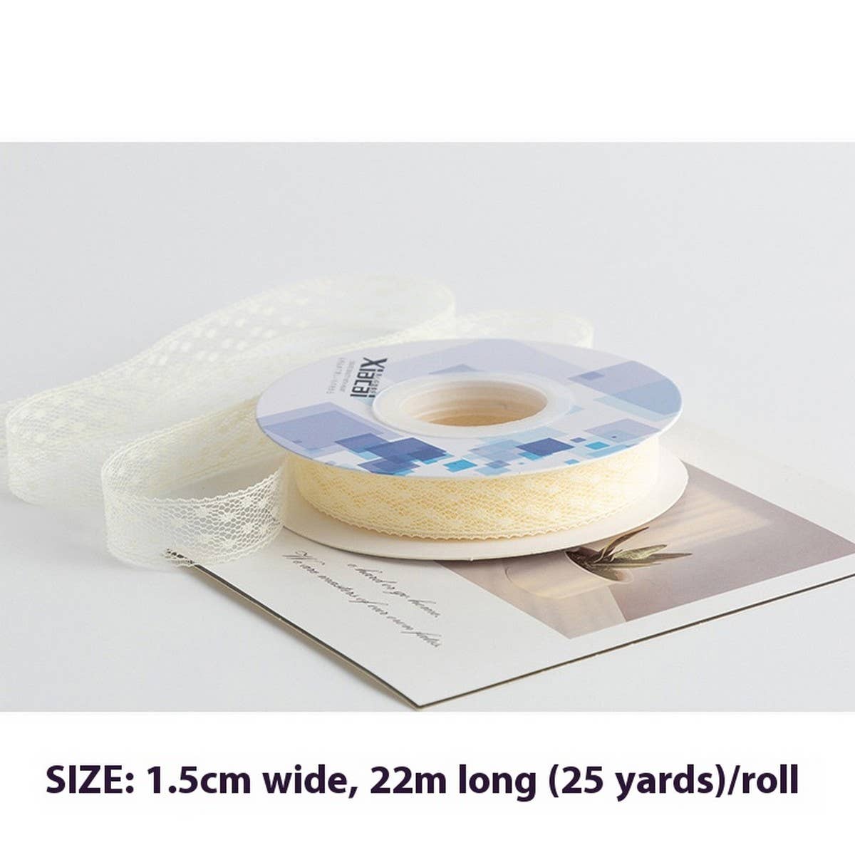 COLORFUL POLKA DOT LACE RIBBON DIY ACCESSORIES