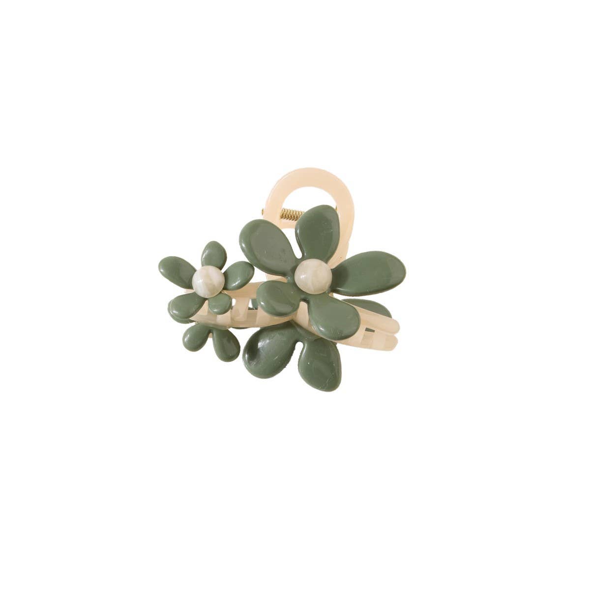 Fashion flower hair clip with duck beak hair clip