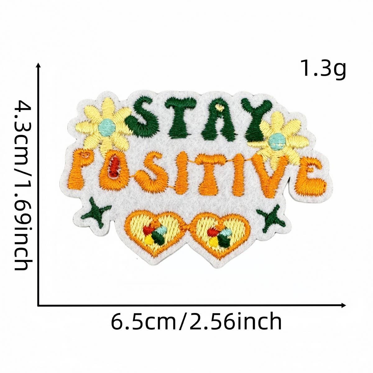 PERSONALIZED COLORFUL ENGLISH EMBROIDERY PATCH_CWMM4029