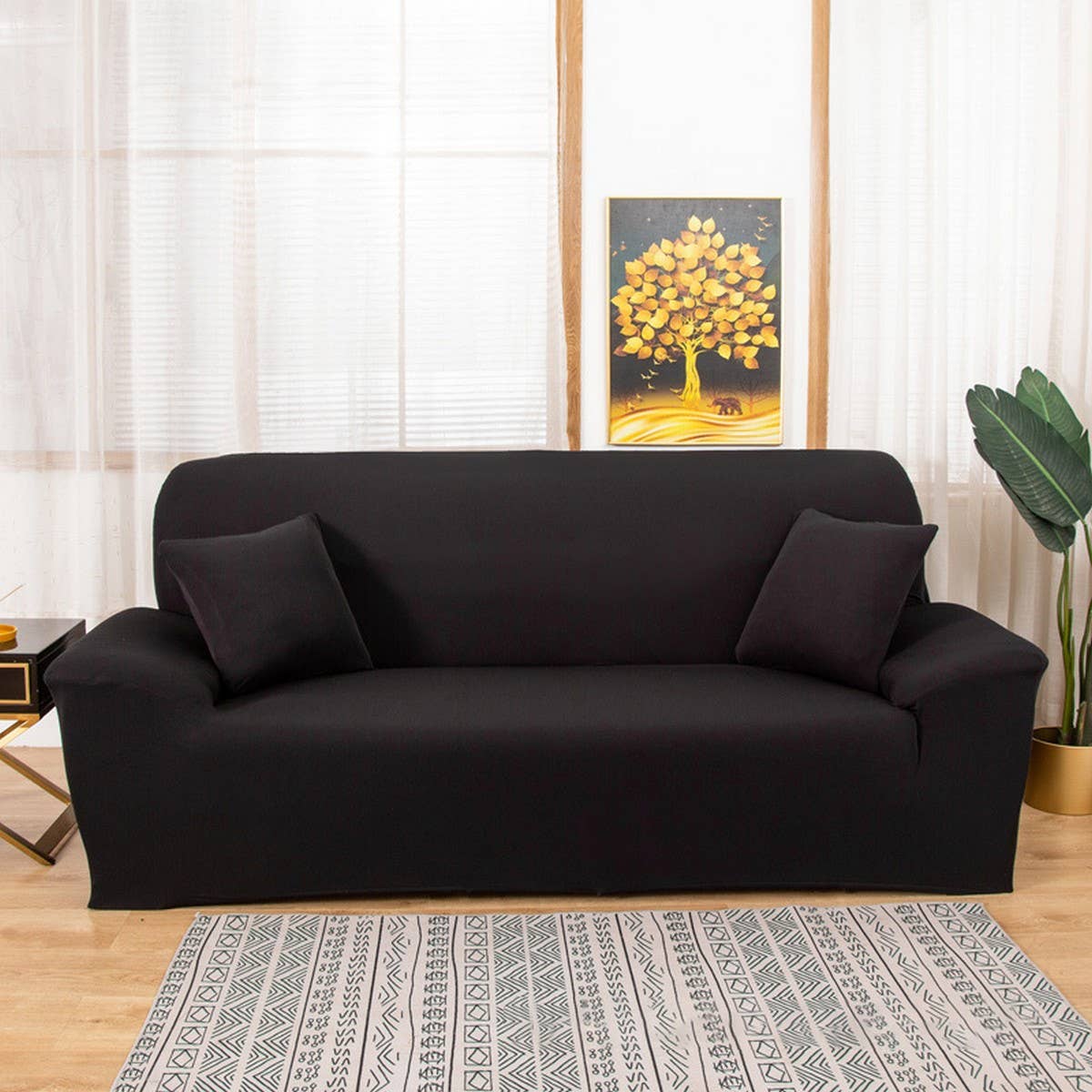 Stretch Sofa Cover, Nordic Style, All Seasons_CWMM8318