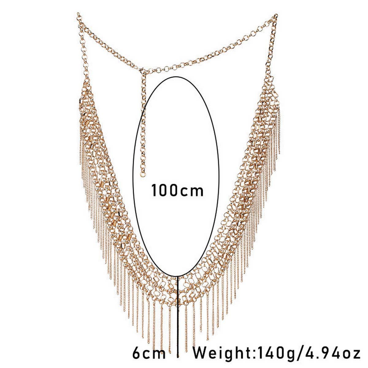 Vintage Boho Statement Waist Chain for Women