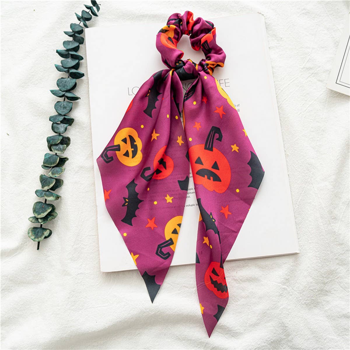 2024 NEW HALLOWEEN PONYTAIL RIBBON HEADBAND_CWAHA1466