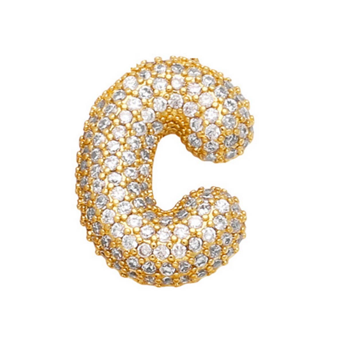 Copper Zirconia Pendant Necklace - Hip Hop