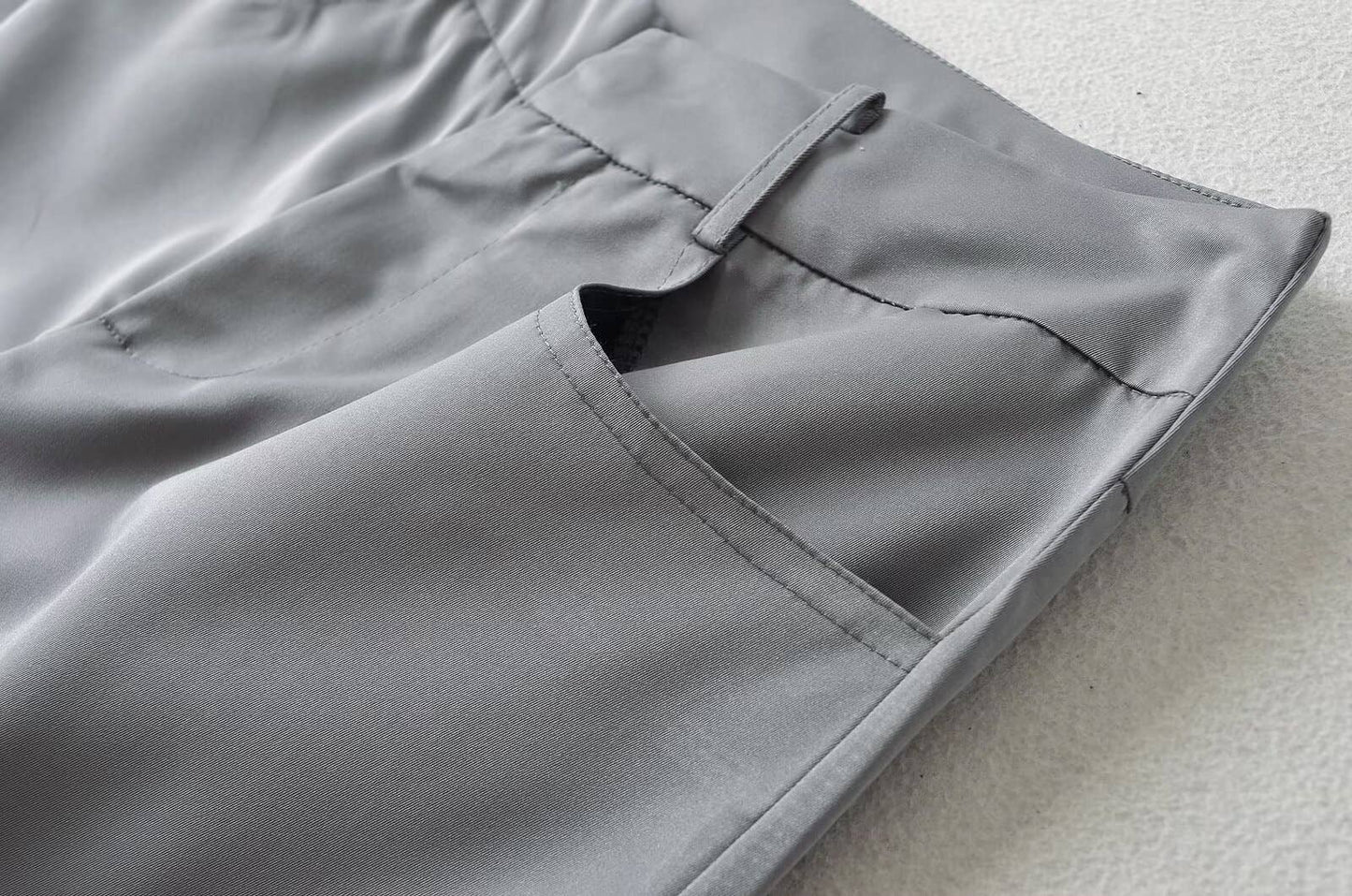 Slimming Retro straight-leg casual pants