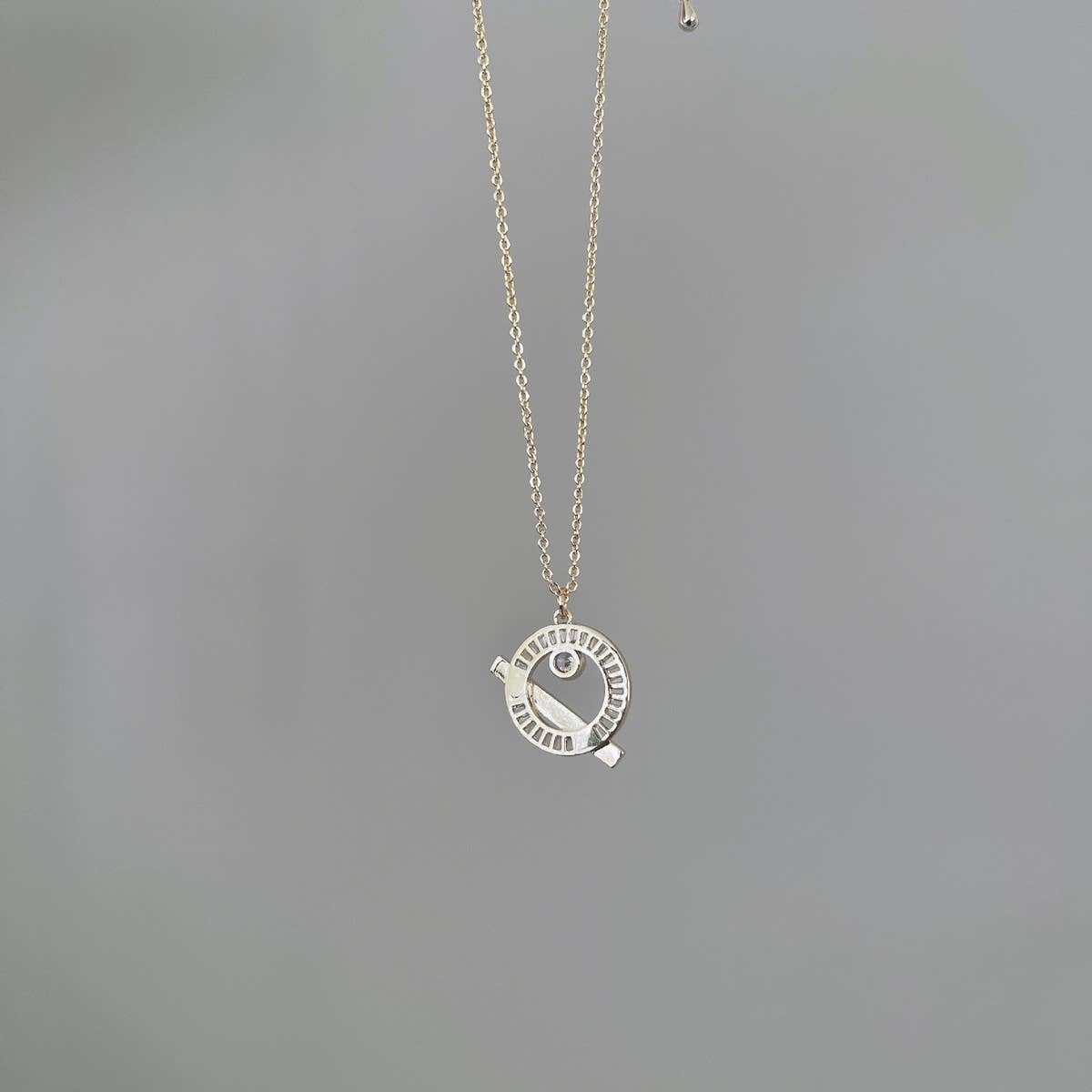 2024 SPRING AND SUMMER RING ZIRCON SHELL NECKLACE_CWAJE1259