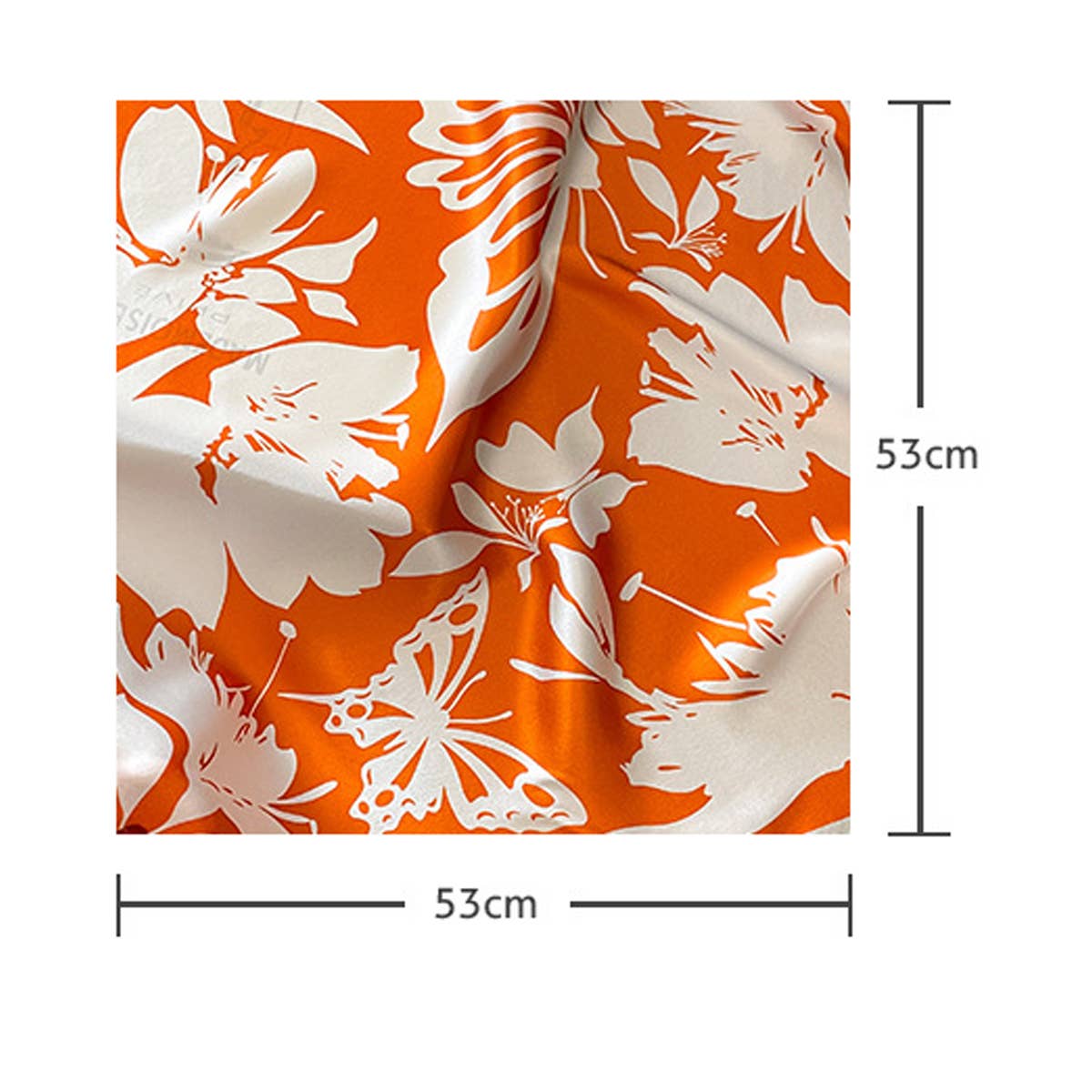 Floral Scarf for Women, Elegant Gift Square Wrap