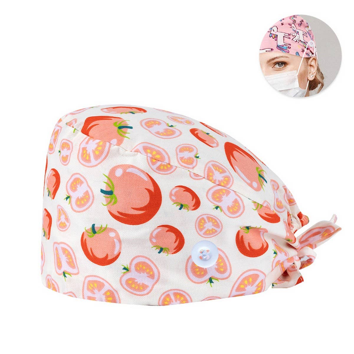 PURE COTTON CARTOON PRINT THIN TOE CAP_CWAH3389