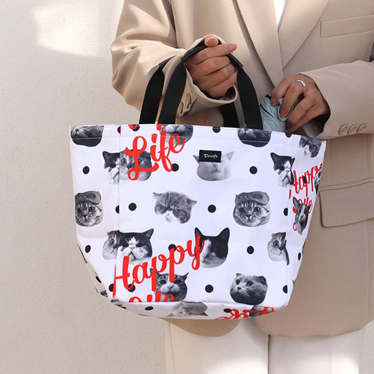 SIMPLE OUTDOOR HANDBAG TOTE BAG_CWAB1853