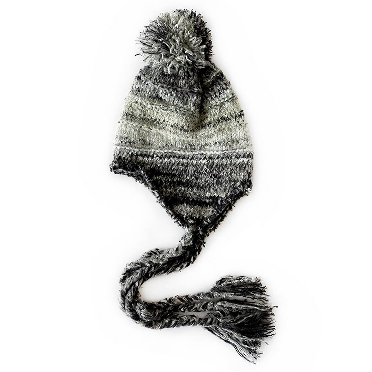 COLORBLOCK KNITTED HAT MIXED COLOR EARMUFFS HAT_CWAH2047