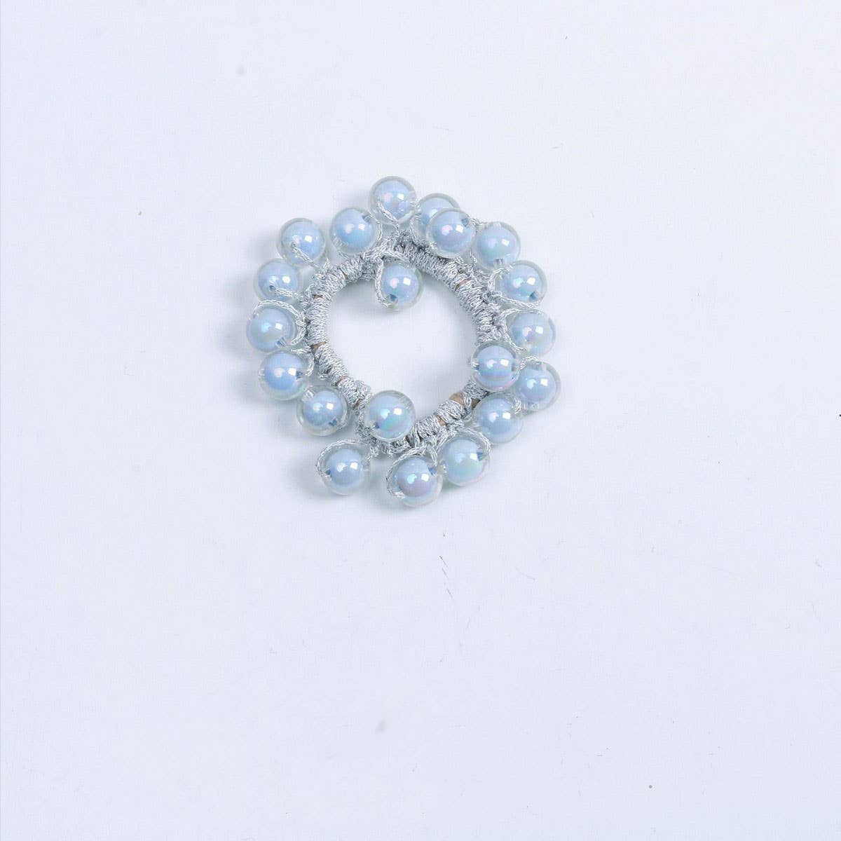 Cute Jelly Bead Hair Tie Boho Simple High Elastic