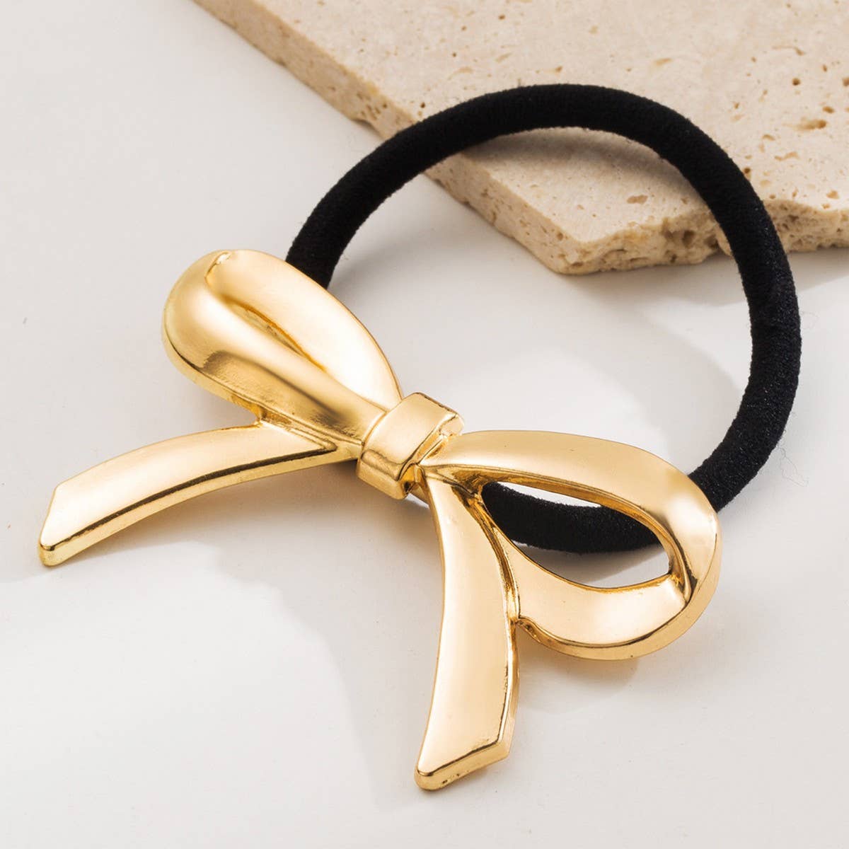 Stylish Metal Bow Hair Tie ??Sweet & Elegant_CWAHA6191