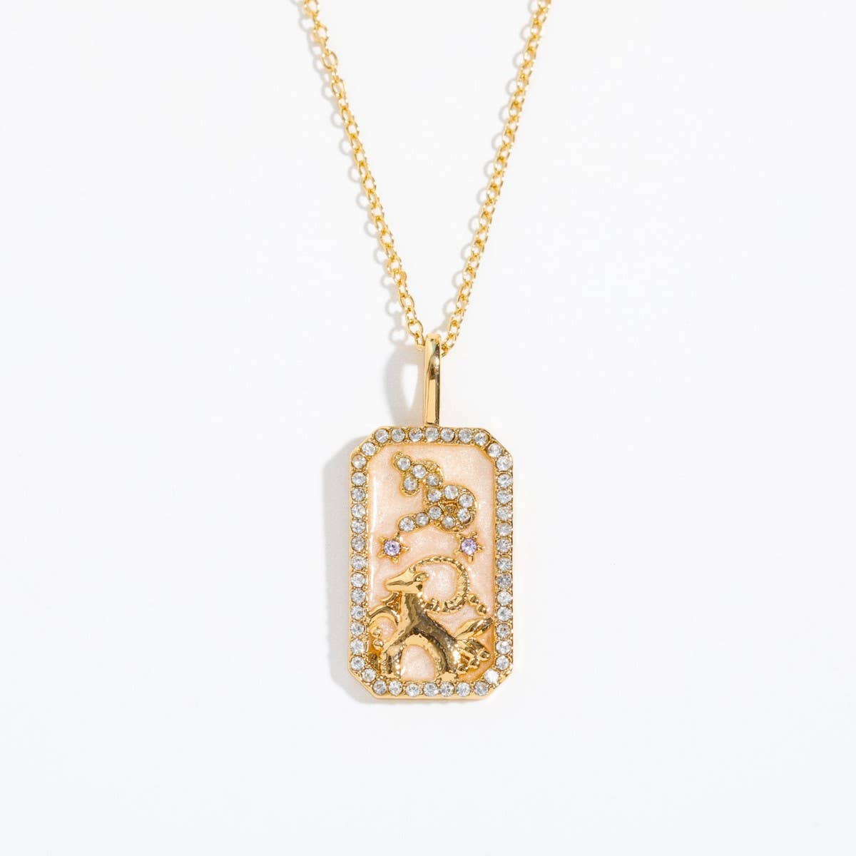 NEW CREATIVE 12 CONSTELLATIONS ZIRCON NECKLACE