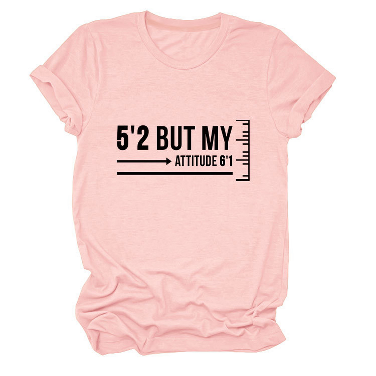 Trendy Graphic Tee Women Short Girl Energy