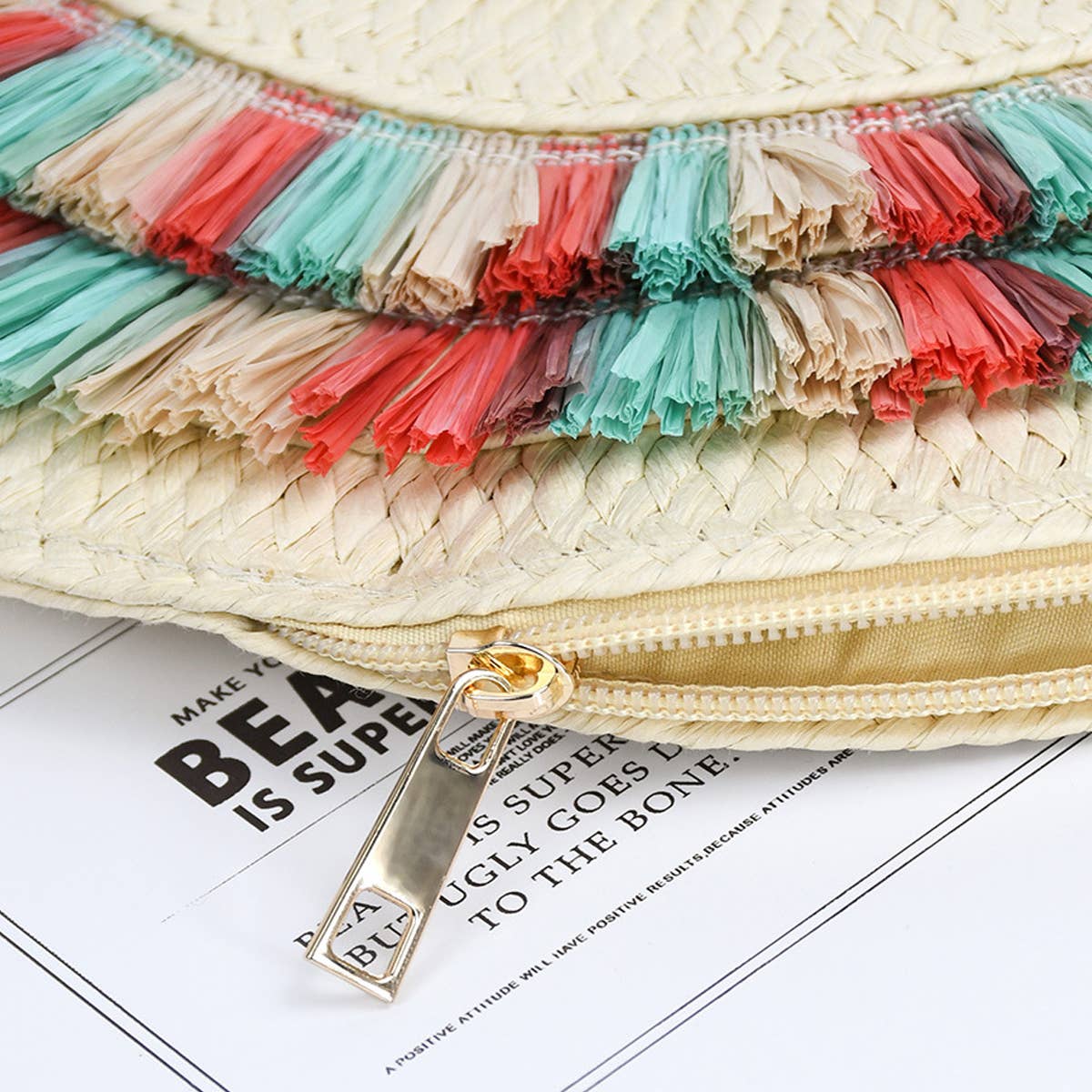 RETRO CASUAL STRAW TASSEL HANDBAG_CWAB2007