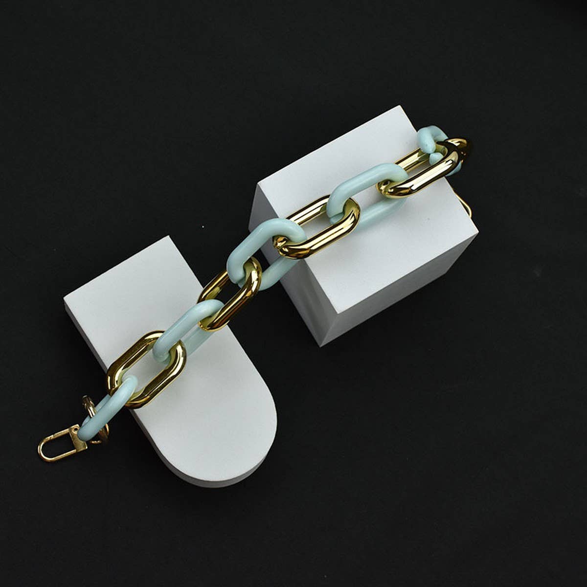 11.81"Acrylic Chain Handle, Multi-color Bag Strap_CWMM5090