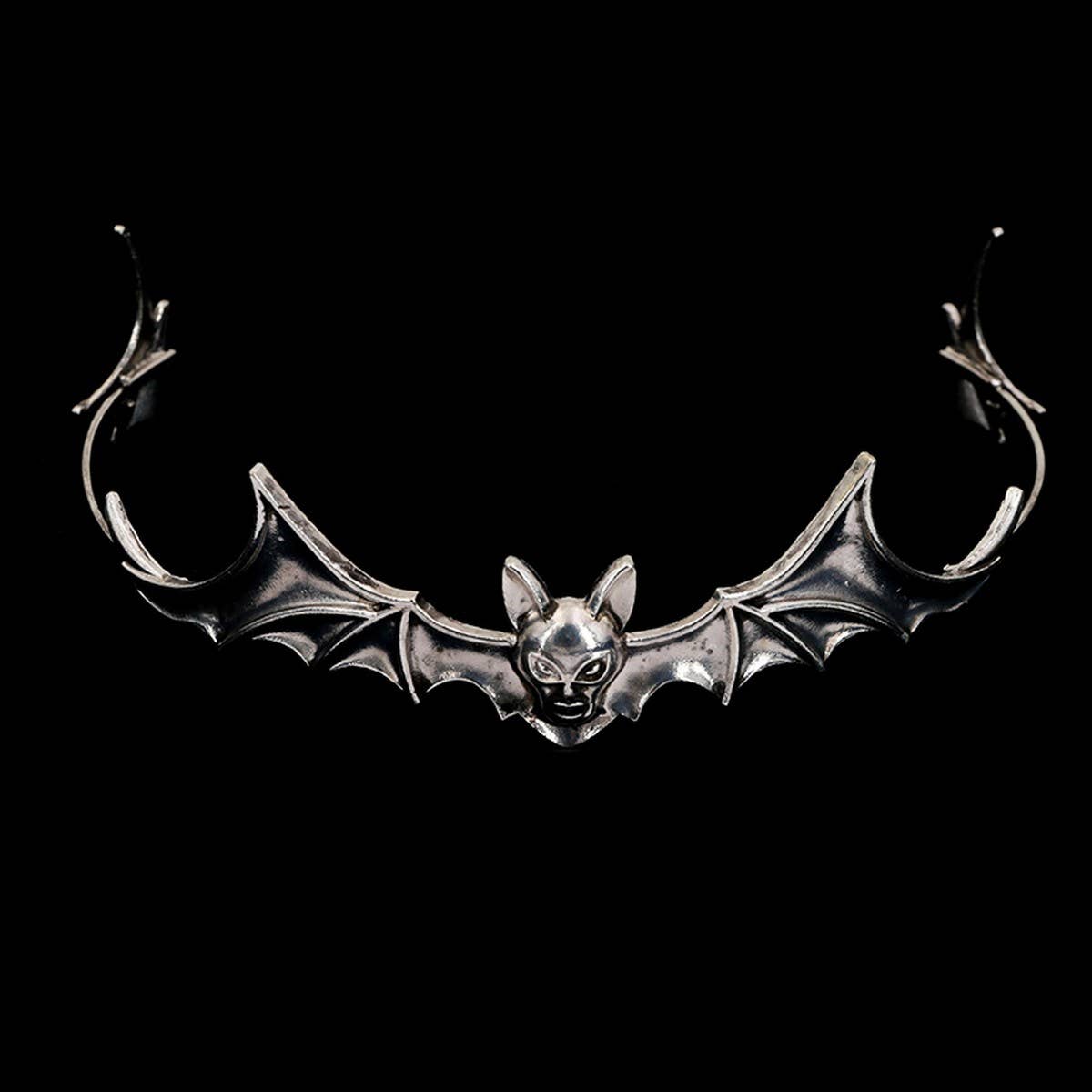 BAT VAMPIRE HORN HEADBAND HALLOWEEN CROWN TIARAS_CWMM2009