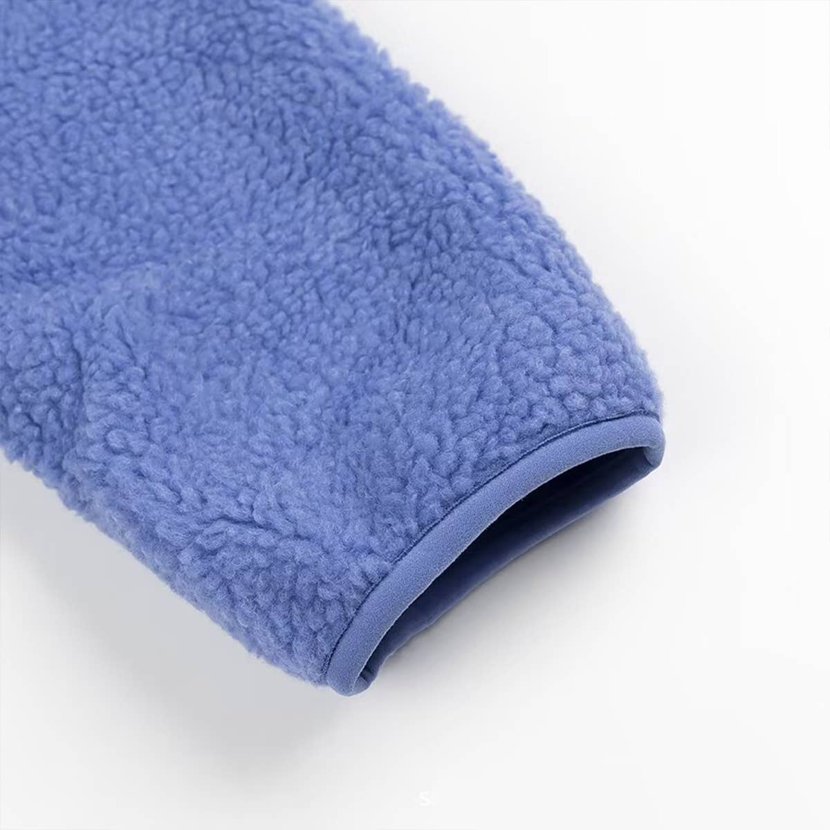 Warm zipper loose fleece jacket