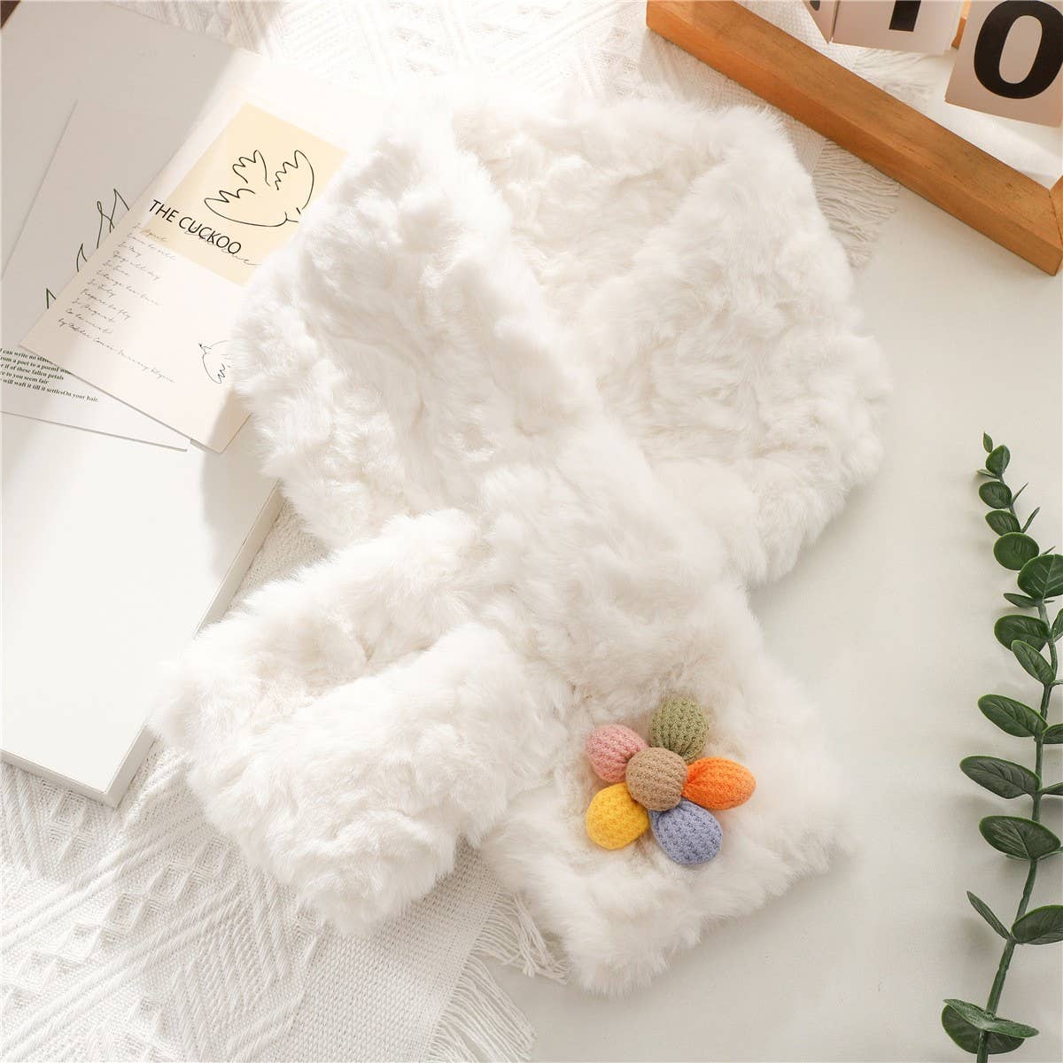 NEW WINTER COLORFUL FLOWER WARM SCARF_CWASC1252