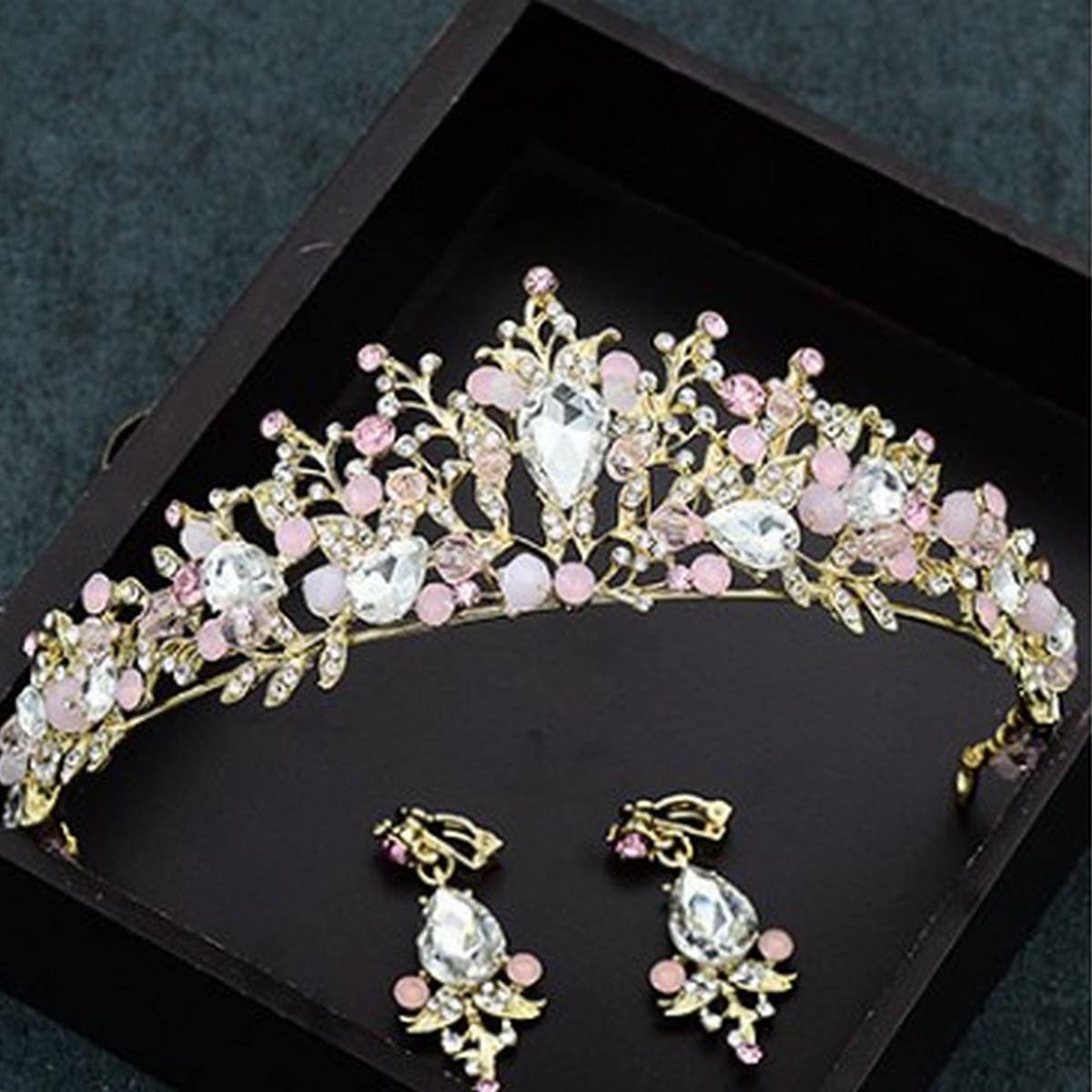 NEW BRIDAL WEDDING CRYSTAL TIARA CROWN