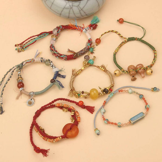 COUPLES RETRO BRAIDED ADJUSTABLE BRACELET