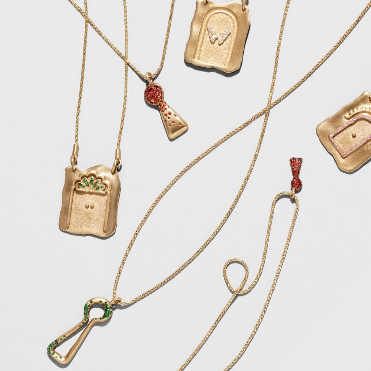 Tarot Rebirth Locket ? Butterfly Gold Pendant