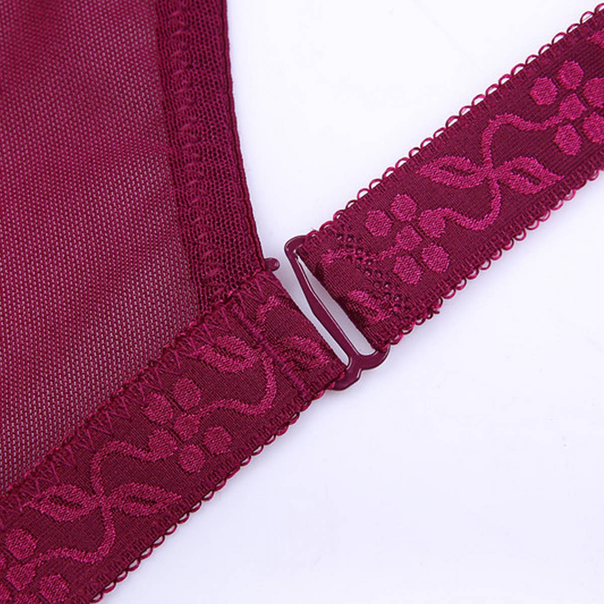 WOMEN ADJUSTABLE PLUS-SIZE LACE BRA