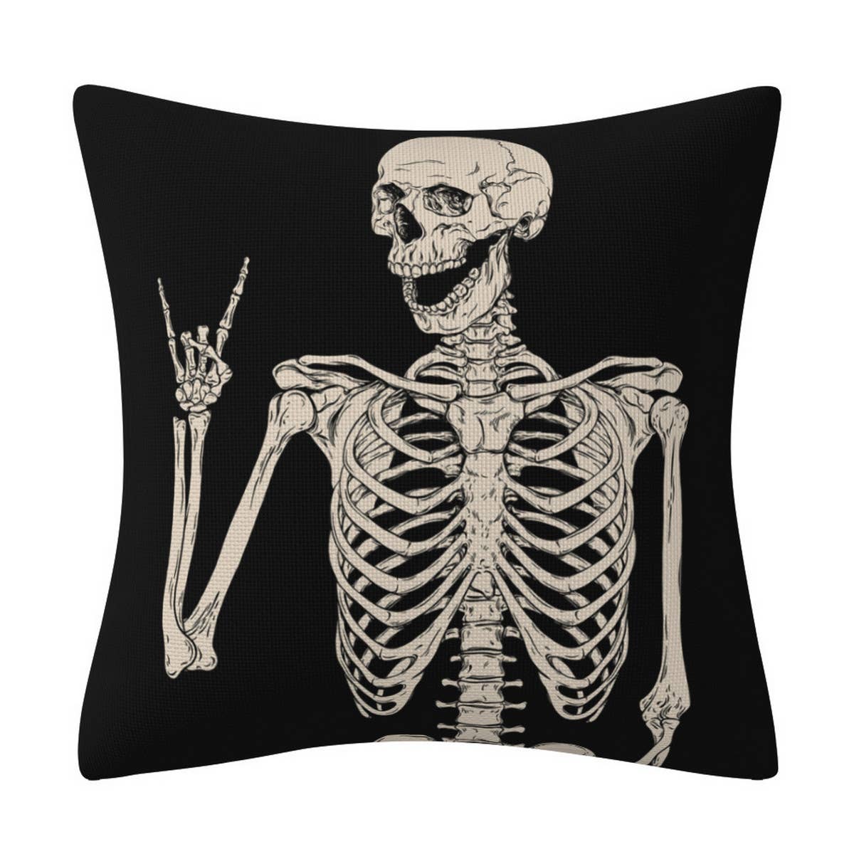 HALLOWEEN DAY OF THE DEAD SKULL PILLOWCASE