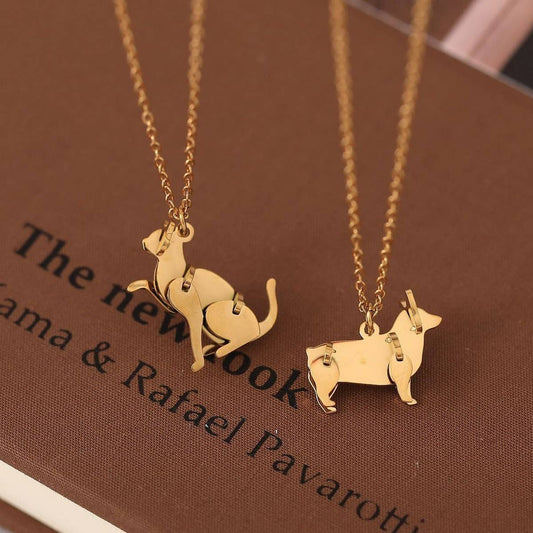 New Creative Cute Pet Pendant Necklace