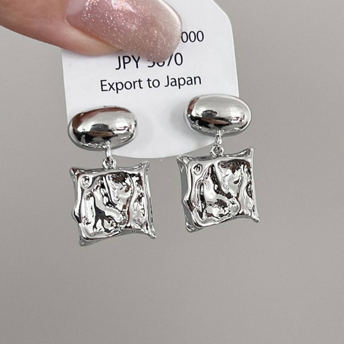 UNIQUE CONCAVE CONVEX EARRINGS