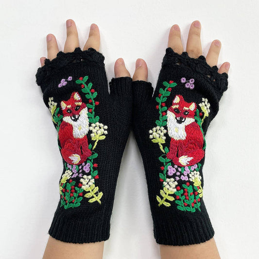 2024 NEW FOX WARM EMBROIDERED GLOVES_CWMM1664