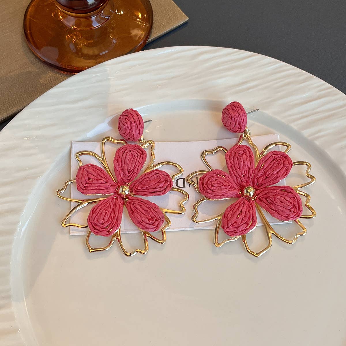 Dopamine vacation-style sweet earrings