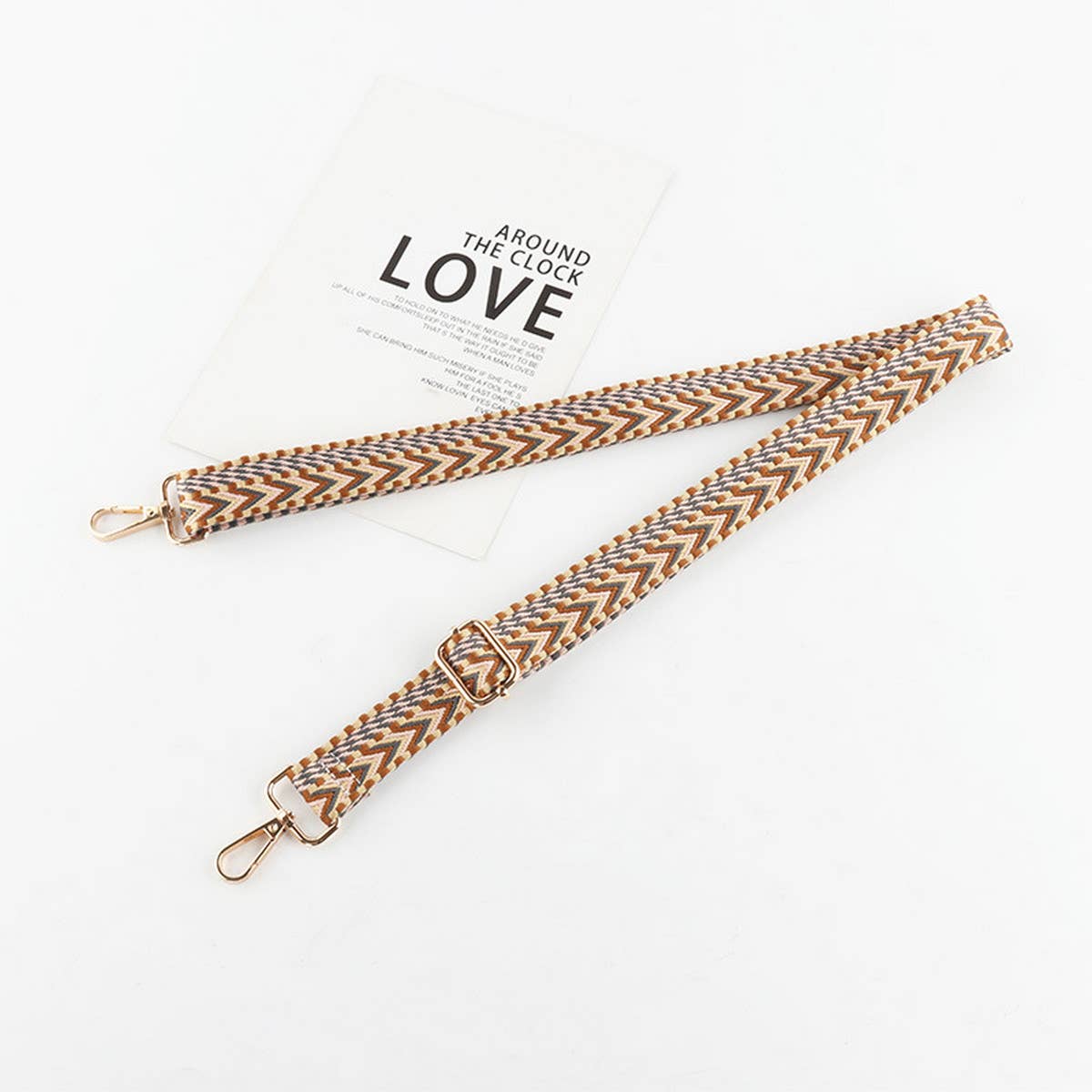 ADJUSTABLE COLORFUL JACQUARD BAG STRAP_CWMM1045