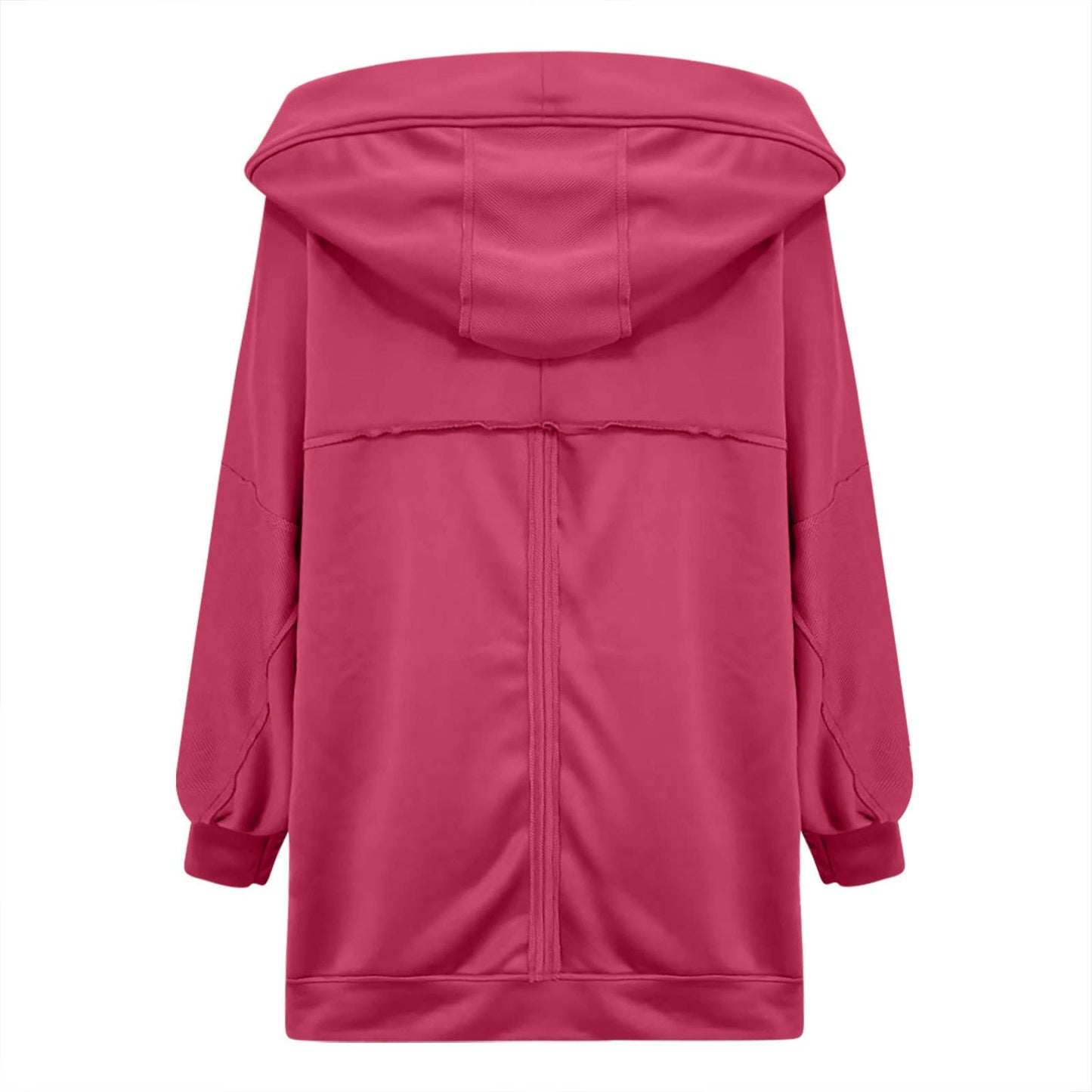 TEMPERAMENT COMMUTER BACK PATCHWORK CASUAL HOODIE