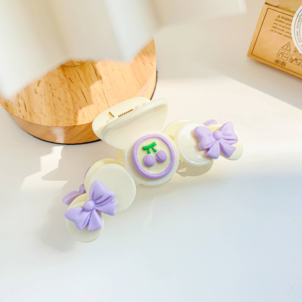 Macaron fresh fruit grab clips sweet hair clips