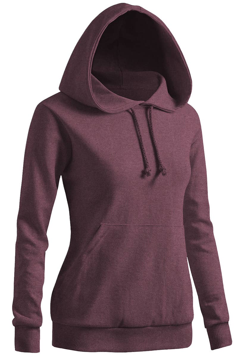 KWOHOL044_Basic Lightweight Pullover Hoodie