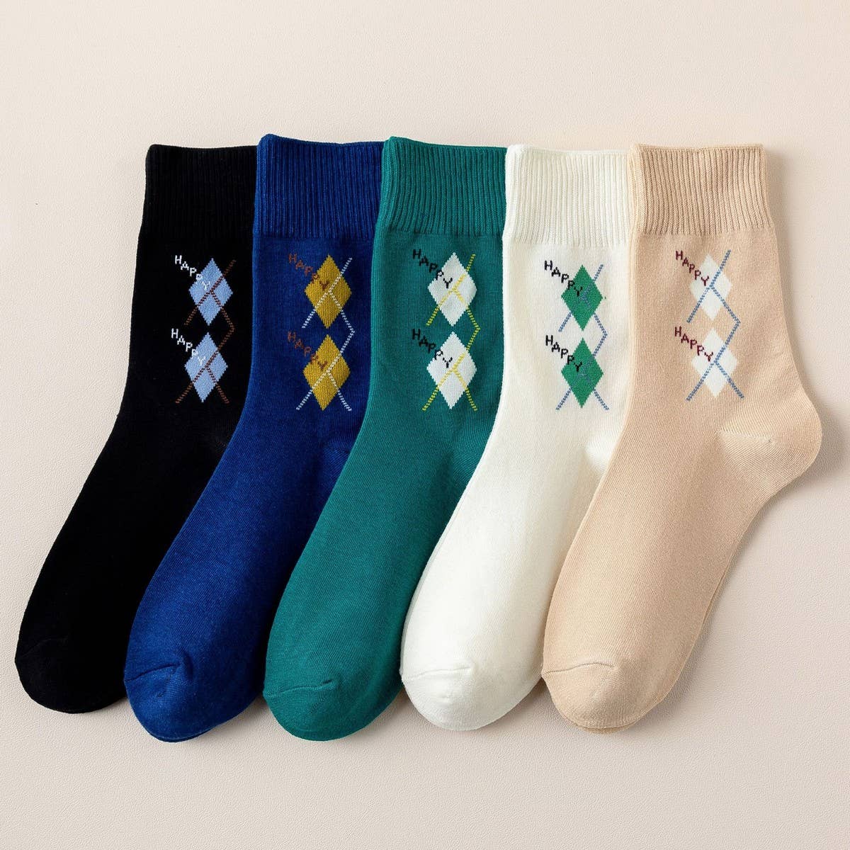 NEW ARRIVAL DIAMOND SHAPED WOMEN'S MIDDLE SOCKS