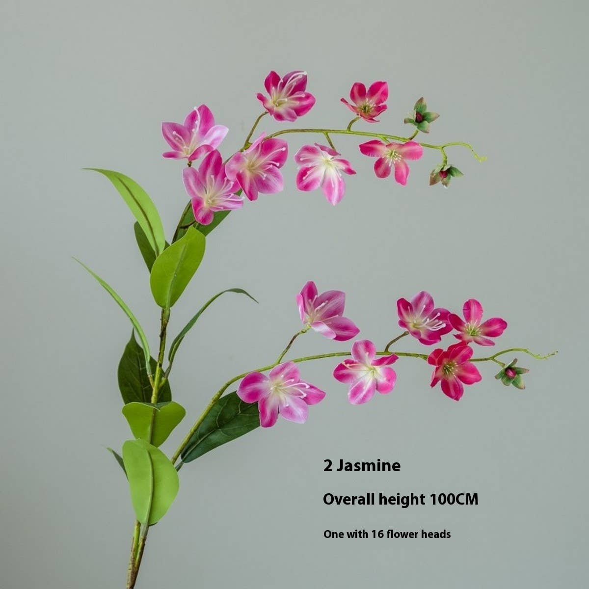 Single Stem Jasmine & Begonia Artificial Flower_CWMM6516