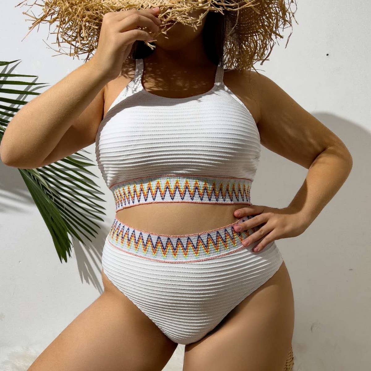 Sexy High-Waist Bikini - Plus Size Swimwear