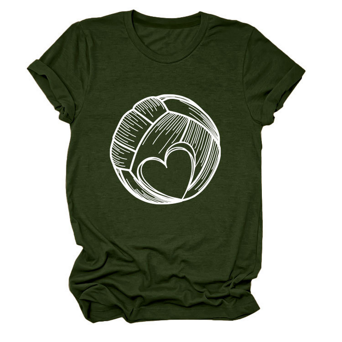 Love Football T-Shirt ? Casual Plus Size Top