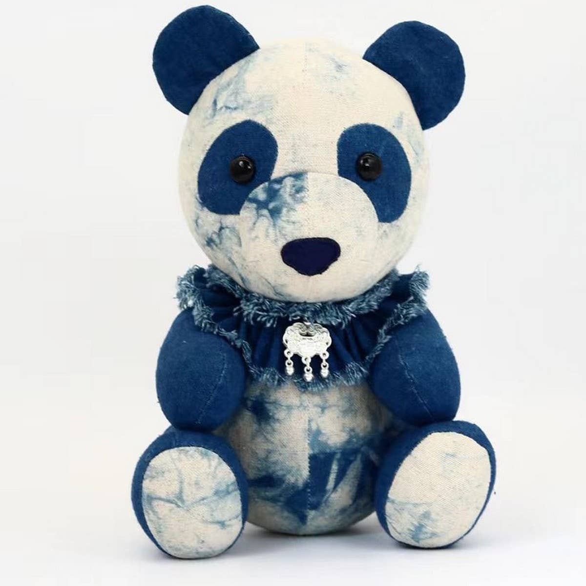 Handmade Tie-Dye Panda Plush Toy Cute Fresh Look